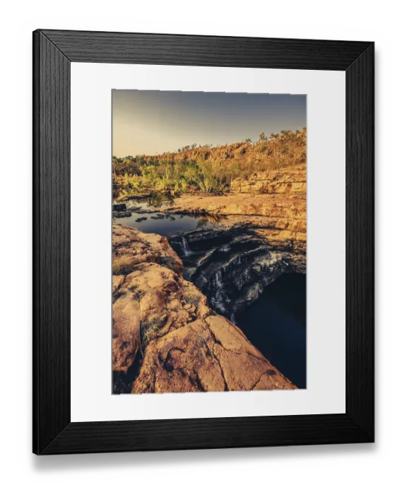 Framed Print : Bell Gorge, The Kimberleys, sunrise in the outback