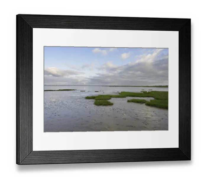 Framed Print : Mudflats at low tide, Wadden Sea National Park Framed Print : Mudflats at low tide, Wadden Sea National Park