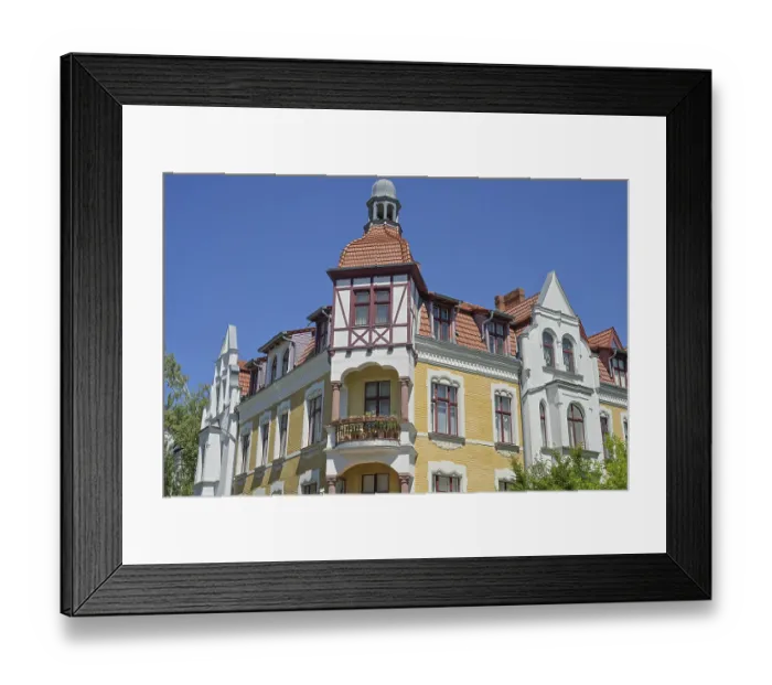 Framed Print : Villa, old building, DrakestraBe