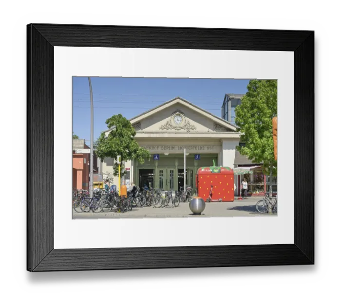 Framed Print : Lichterfelde Ost railway station Framed Print : Lichterfelde Ost railway station