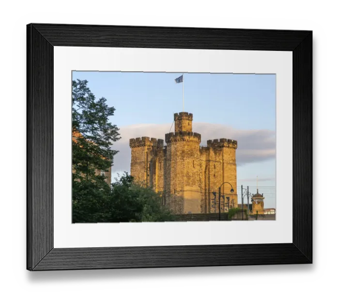 Framed Print : Norman fortress of Newcastle Castle Keep