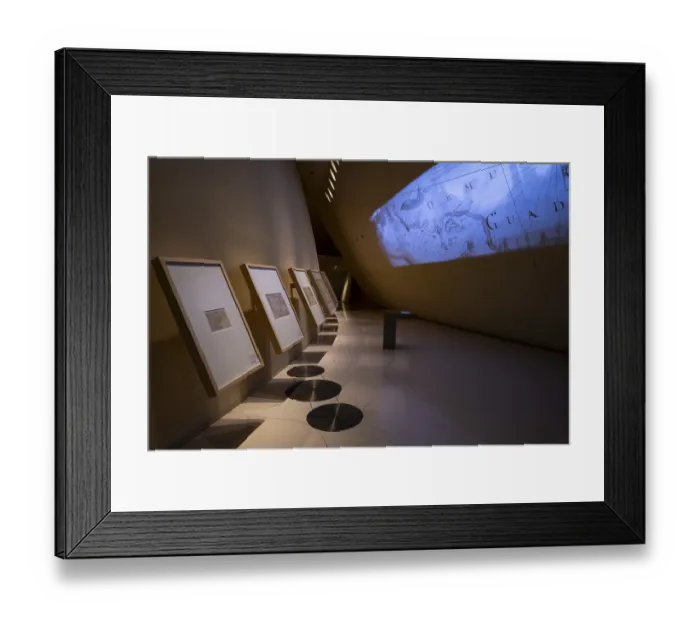 Framed Print : National Museum, Interior, Doha