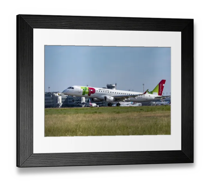 Framed Print : Dusseldorf Airport, DUS, TAP Air Portugal Framed Print : Dusseldorf Airport, DUS, TAP Air Portugal