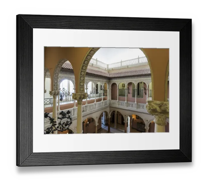 Framed Print : Interior view, Villa Ephrussi de Rothschild