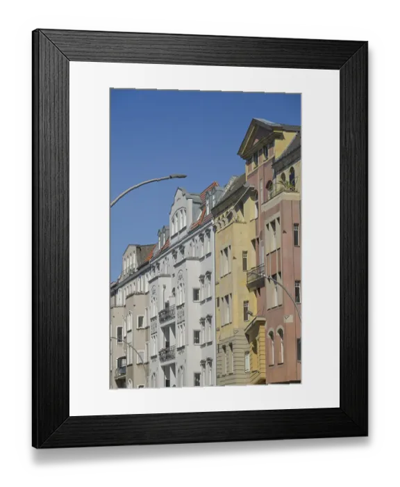 Framed Print : Old buildings, Lietzenburger StraBe Framed Print : Old buildings, Lietzenburger StraBe