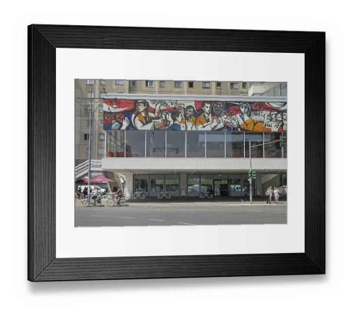Framed Print : Press Cafe on Alexanderplatz