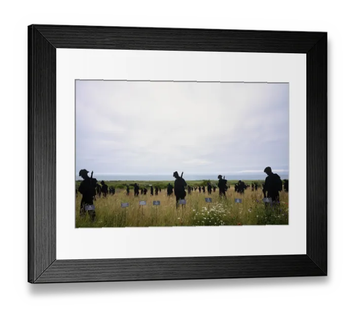 Framed Print : Installation, Standing with Giants