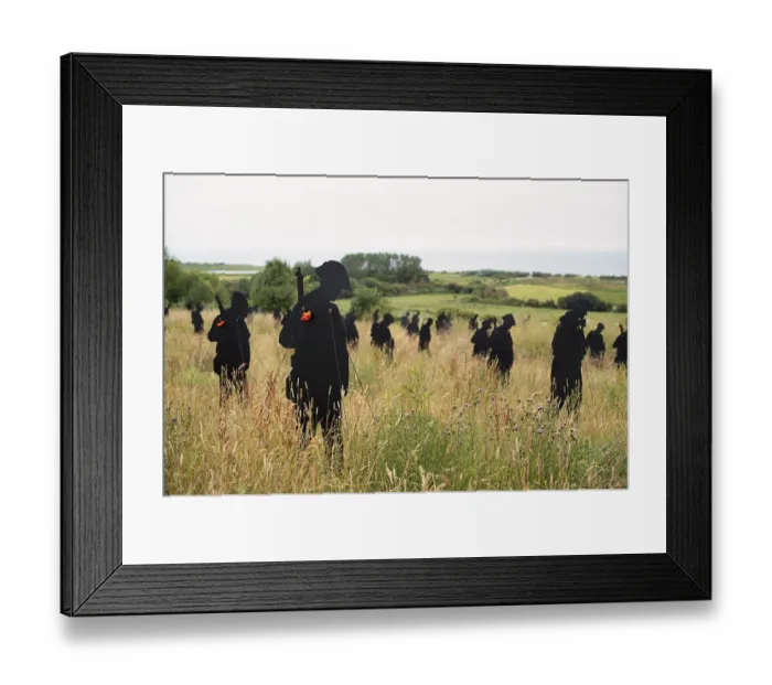 Framed Print : Installation, Standing with Giants