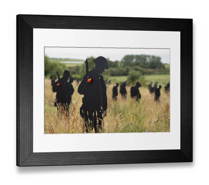 Framed Print : Installation, Standing with Giants