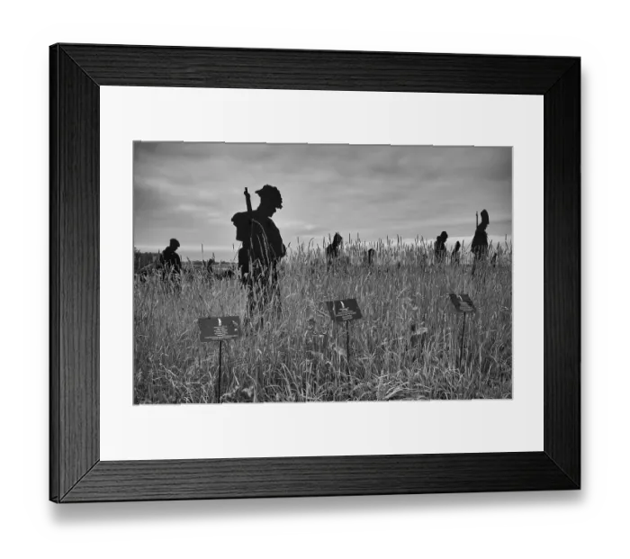 Framed Print : Installation, Standing with Giants Framed Print : Installation, Standing with Giants