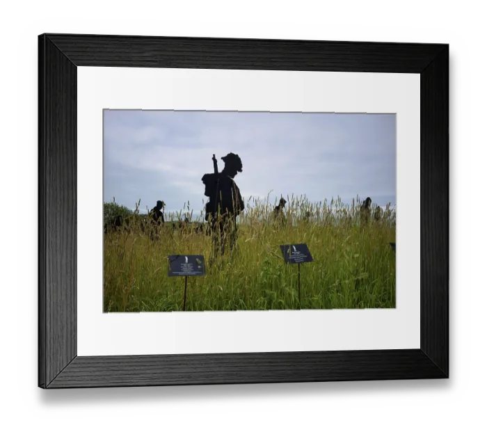 Framed Print : Installation, Standing with Giants