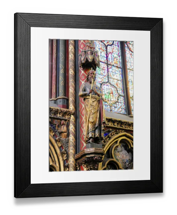 Framed Print : Cainte-Chapelle, High Gothic, Interior view of the upper chapel Framed Print : Cainte-Chapelle, High Gothic, Interior view of the upper chapel