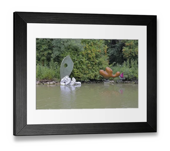 Framed Print : Art installation The Year of Living Dangerously by Maria Loboda 2022