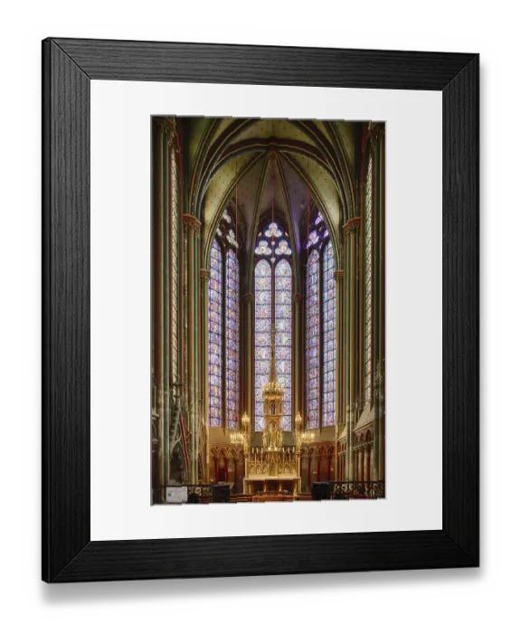 Framed Print : Interior view, altar, Chapel of the Blessed Sacrament Framed Print : Interior view, altar, Chapel of the Blessed Sacrament