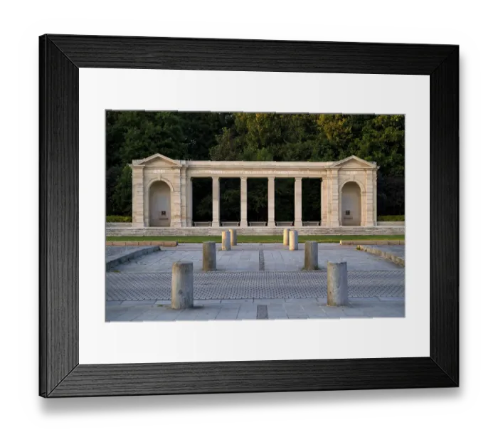 Framed Print : Bayeux Memorial, memorial in honour of the missing soldiers