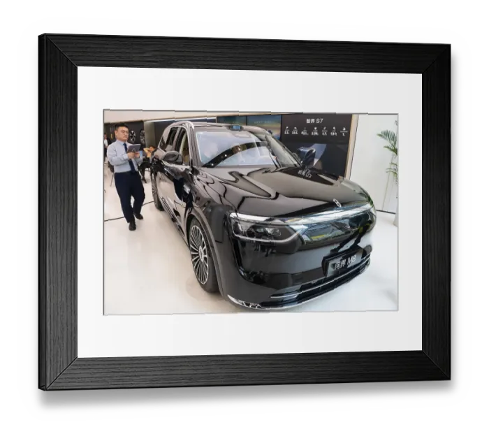 Framed Print : Electric car, vehicle, Huawei brand