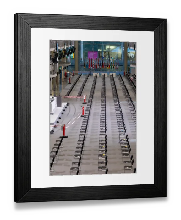 Framed Print : Chairs in the Paul Lobe House in front of the Federal Assembly convenes