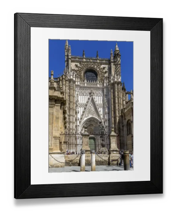 Framed Print : Entrance to the Gothic Cathedral of Seville (Catedral de Sevilla) Framed Print : Entrance to the Gothic Cathedral of Seville (Catedral de Sevilla)
