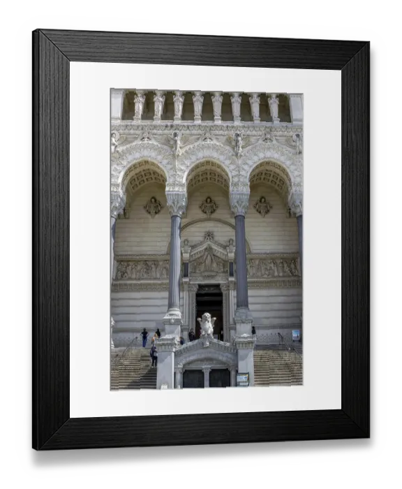 Framed Print : Basilique Notre-Dame de Fourviere (Notre-Dame de Fourviere)