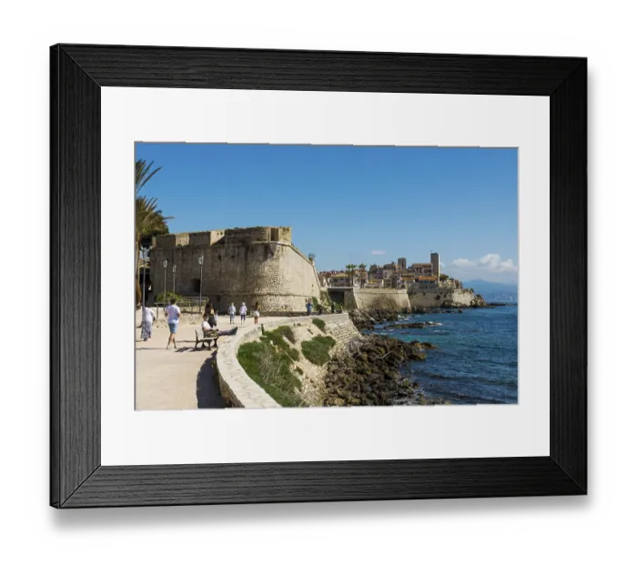 Framed Print : Picturesque town by the sea, Antibes Framed Print : Picturesque town by the sea, Antibes