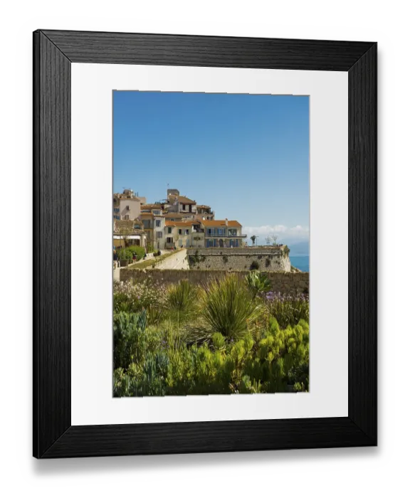 Framed Print : Picturesque town by the sea, Antibes