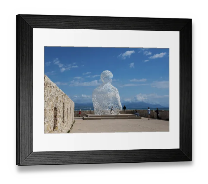 Framed Print : Sculpture made of letters, Le Nomade Framed Print : Sculpture made of letters, Le Nomade