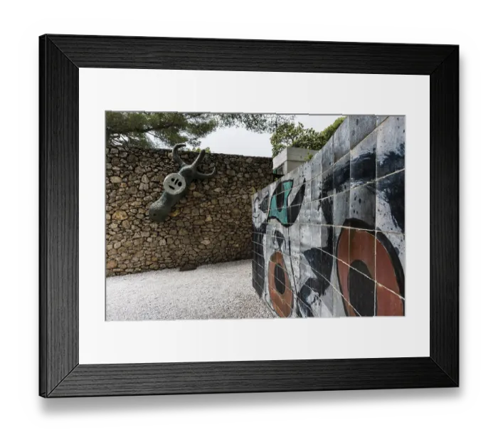 Framed Print : Museum, Fondation Maeght, artist Joan Miro