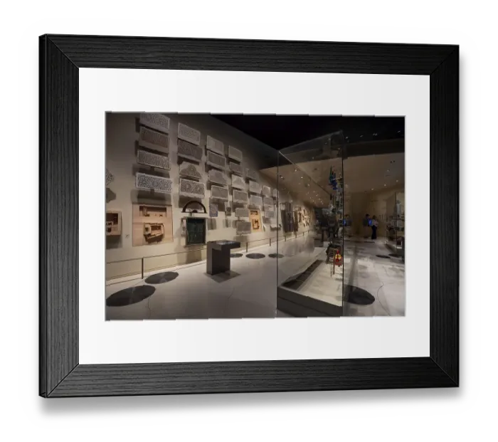Framed Print : National Museum, Interior, Doha