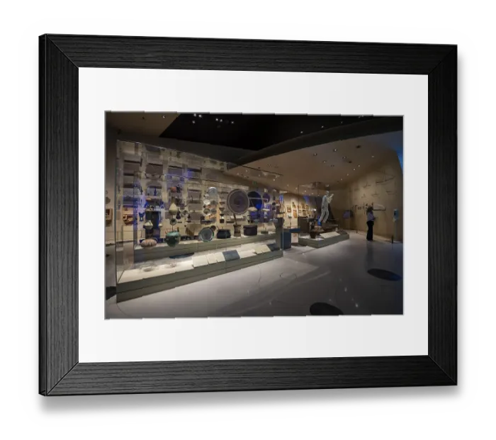 Framed Print : National Museum, Interior, Doha Framed Print : National Museum, Interior, Doha
