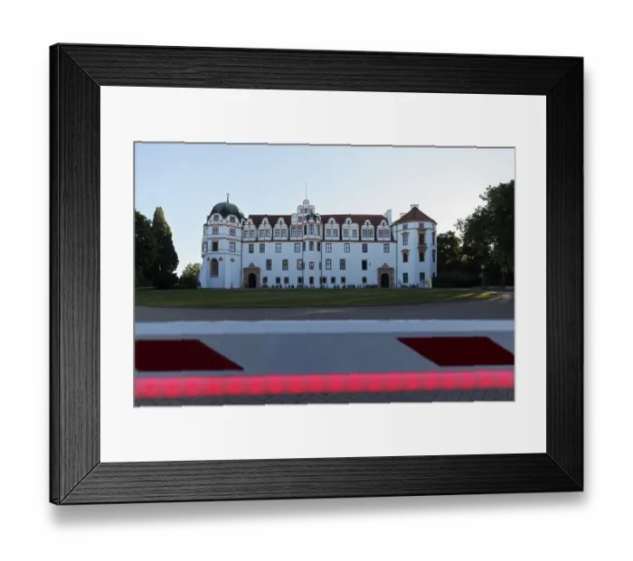 Framed Print : Celle Castle, twilight, Celle, Lower Saxony