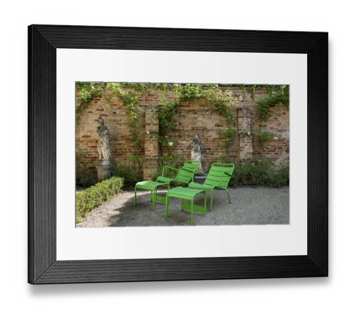 Framed Print : Decorative courtyard area in the Palais am Stadhaus