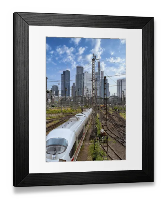 Framed Print : Bridge at Camberger StraBe