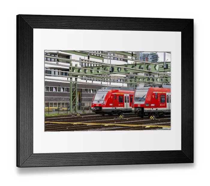 Framed Print : Bridge at Camberger StraBe Framed Print : Bridge at Camberger StraBe