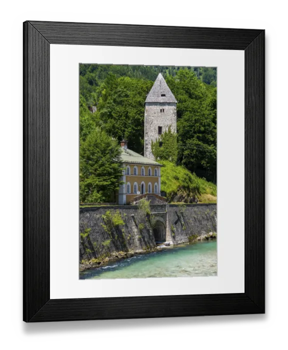 Framed Print : The Berchtesgadener Ache in Marktschellenberg Framed Print : The Berchtesgadener Ache in Marktschellenberg