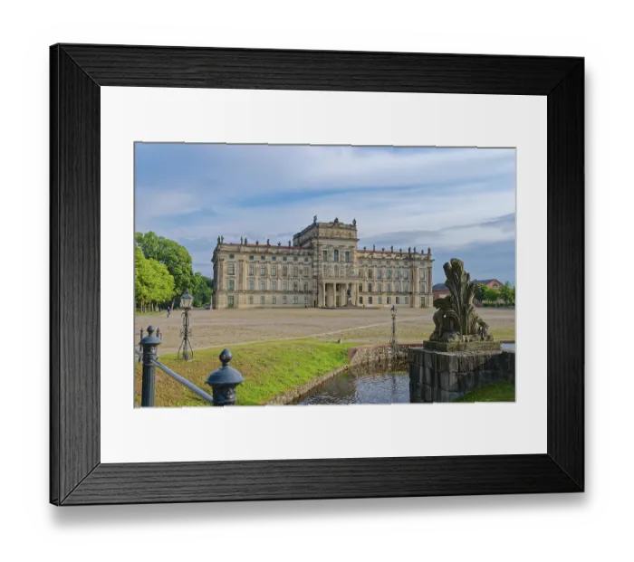 Framed Print : Ludwigslust Palace, built in the Baroque period and characterised by Classicism