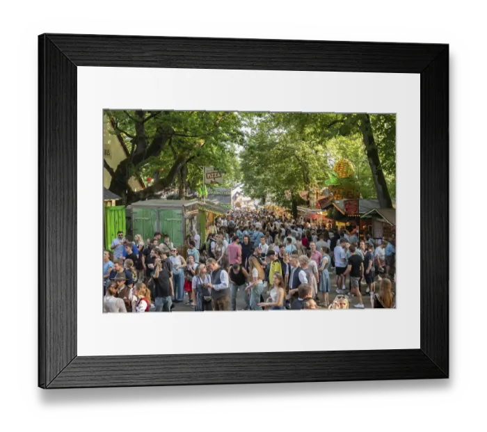Framed Print : Erlanger Bergkirchweih, traditional twelve-day folk festival