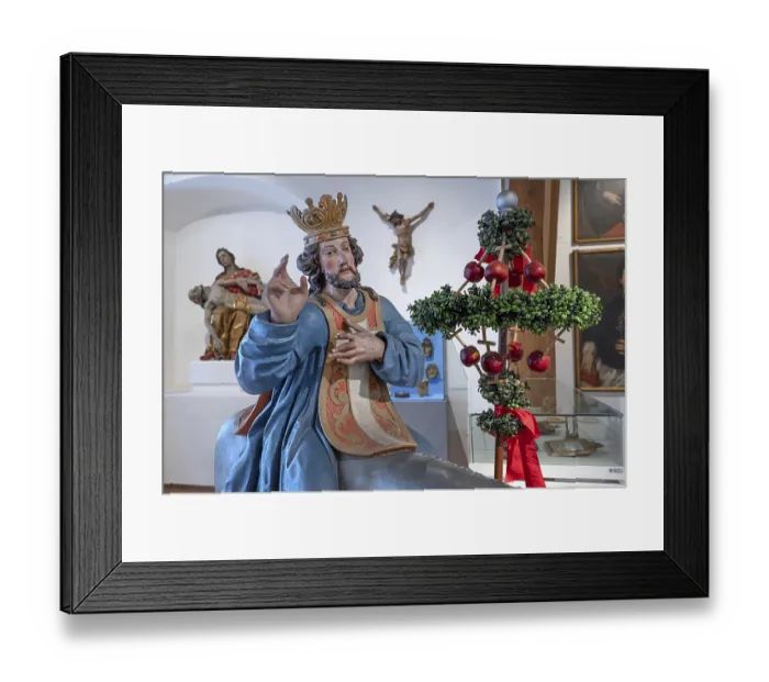 Framed Print : Baroque palm donkey, around 1700