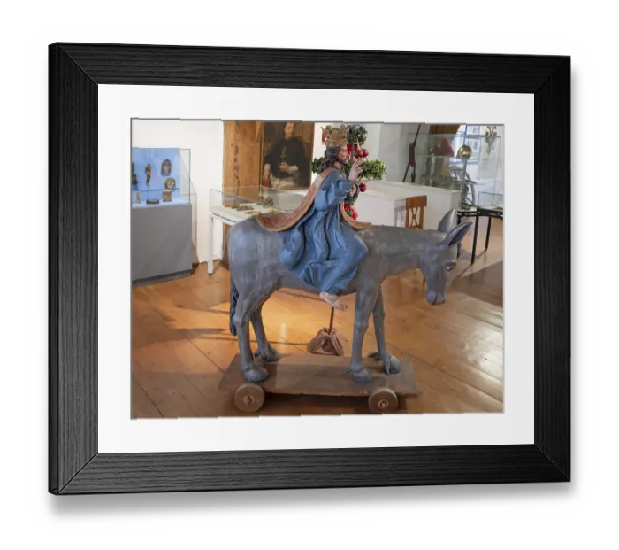 Framed Print : Baroque palm donkey, around 1700