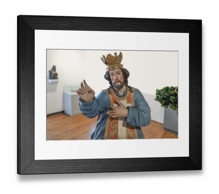 Framed Print : Baroque palm donkey, around 1700