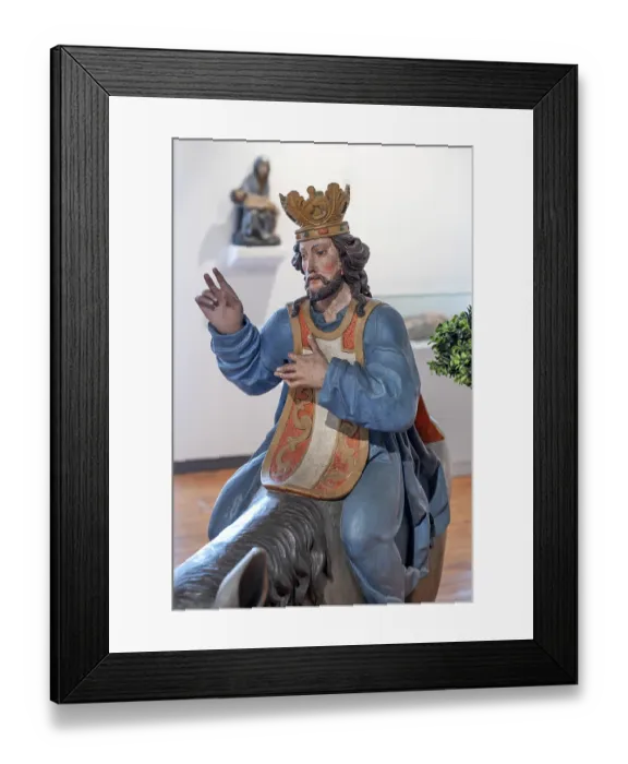 Framed Print : Baroque palm donkey, around 1700 Framed Print : Baroque palm donkey, around 1700