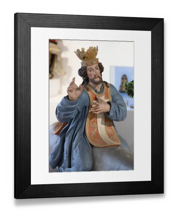 Framed Print : Baroque palm donkey, around 1700