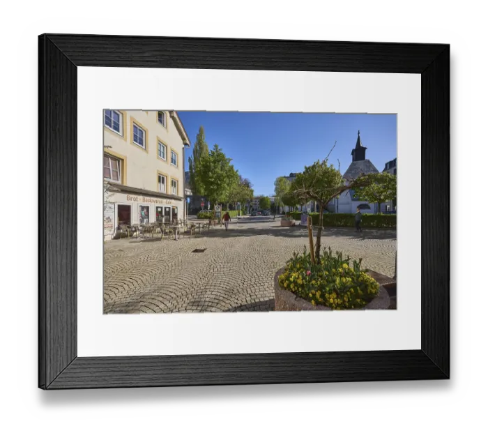 Framed Print : Pedestrian zone, bakery Karl Schweizer Framed Print : Pedestrian zone, bakery Karl Schweizer