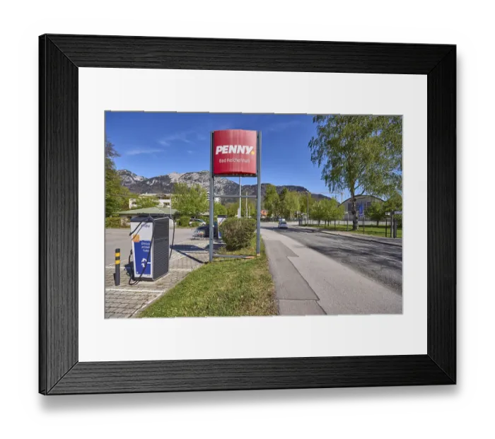 Framed Print : PENNY Markt GmbH, discounter, advertising sign Framed Print : PENNY Markt GmbH, discounter, advertising sign