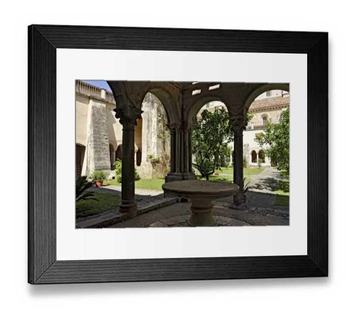 Framed Print : Fountain loggia, monks washroom in the cloister Framed Print : Fountain loggia, monks washroom in the cloister
