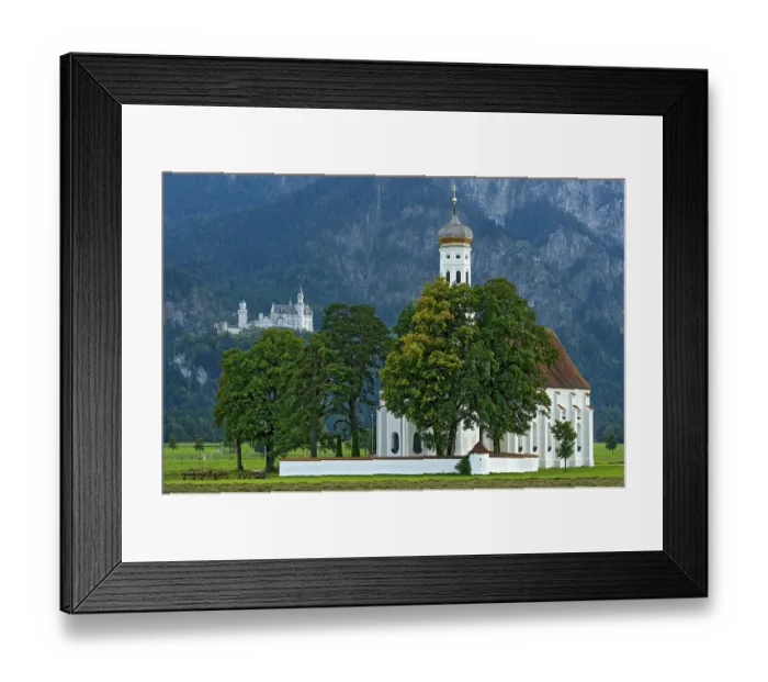 Framed Print : Pilgrimage church of St Coloman