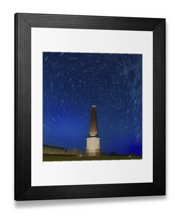 Framed Print : Starry sky above Borkum lighthouse Germany Framed Print : Starry sky above Borkum lighthouse Germany