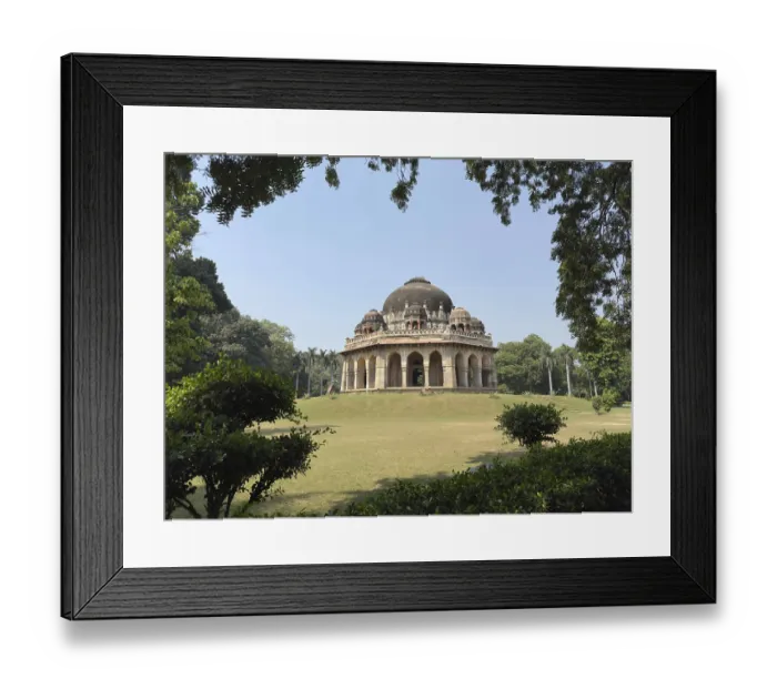 Framed Print : Historic mausoleum with dominating dome