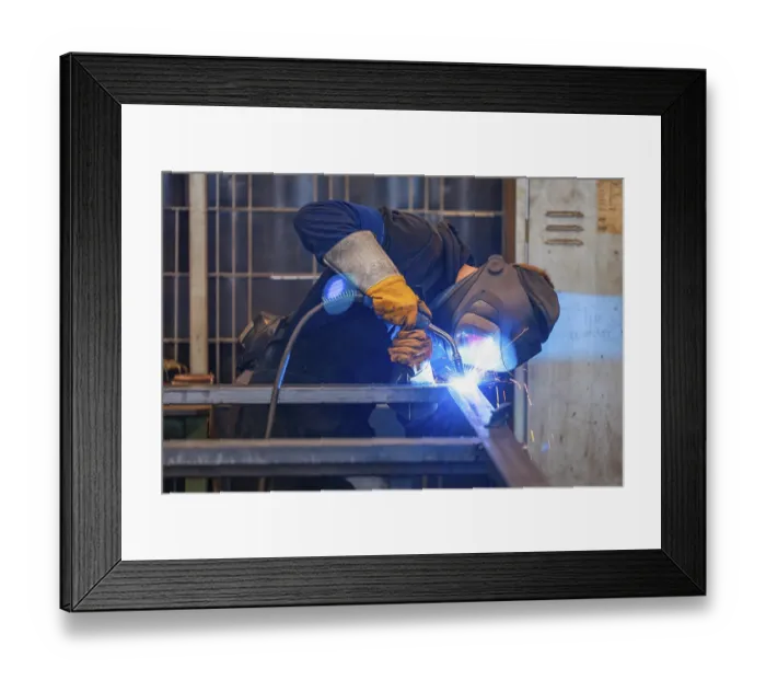 Framed Print : Germany - Theme photo metal industry