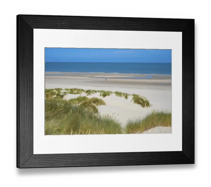 Framed Print : Domburg, Zeeland, Netherlands - Noordduine Domburg beach
