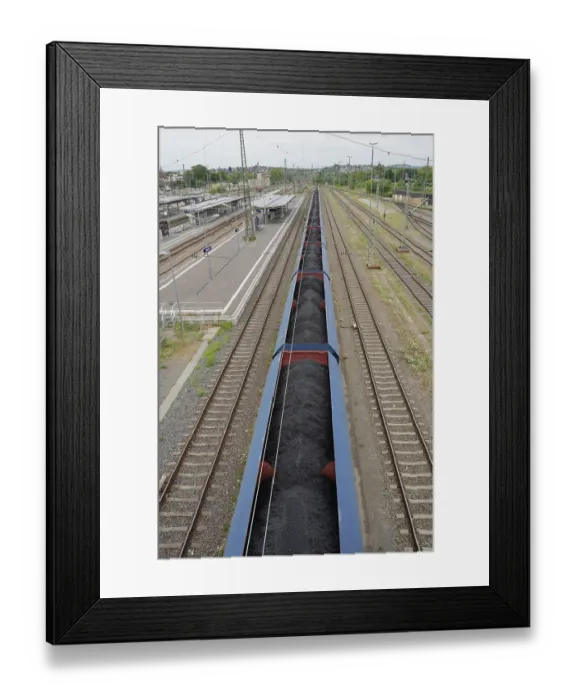 Framed Print : Heilbronn main station, building material Framed Print : Heilbronn main station, building material